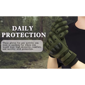 LOCCEF Winter Gloves -20℃ Impact Protection & Touch Screen