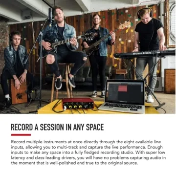 Focusrite Scarlett 18i8 USB Audio Interface For Studio Quality