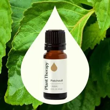 Plant Therapy Patchouli Essential Oil 100% Pure, Undiluted, Natural Aromatherapy, Therapeutic Grade 10 mL (1/3 oz)