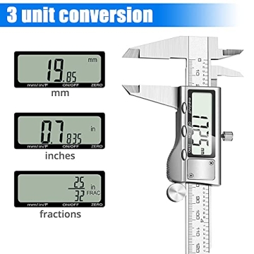 Professional Stainless Steel Digital Caliper with LCD