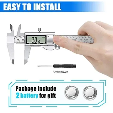 Professional Stainless Steel Digital Caliper with LCD
