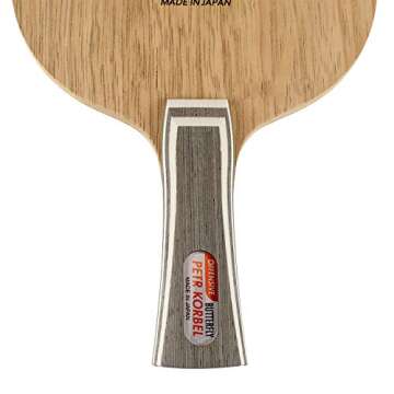 Butterfly Petr Korbel Table Tennis Blade - 5-ply All-Wood Blade - Professional Butterfly Table Tennis Blade - Available in FL and ST Shakehand Handle Styles - Made in Japan