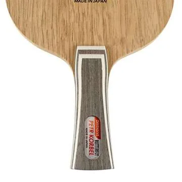 Butterfly Petr Korbel Table Tennis Blade - 5-ply All-Wood Blade - Professional Butterfly Table Tennis Blade - Available in FL and ST Shakehand Handle Styles - Made in Japan