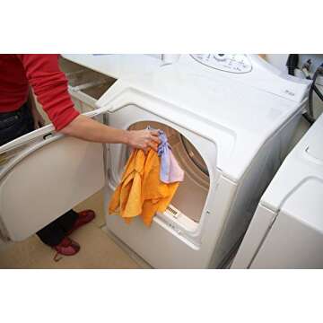 Original Shamwow - Super Absorbent Multi-Purpose Cleaning Shammy Chamois Towel Cloth - Holds 10X its Weight in Liquid - Machine Washable - Will Not Scratch (8 Pack, Orange)