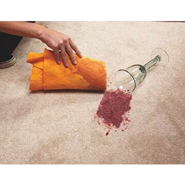 Original Shamwow - Super Absorbent Multi-Purpose Cleaning Shammy Chamois Towel Cloth - Holds 10X its Weight in Liquid - Machine Washable - Will Not Scratch (8 Pack, Orange)