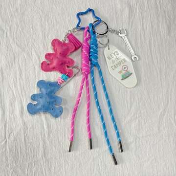 QTMY Keychain Bag Charms – Chic Accessories for Every Bag