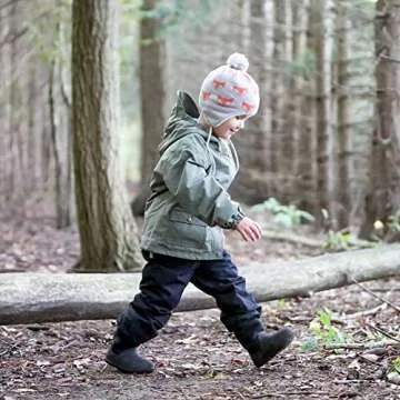 JAN & JUL Waterproof Lined Toddler Pants for Outdoor Fun