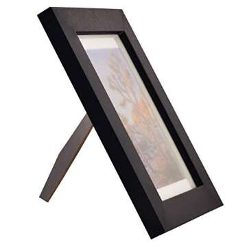 Classic Black Photo Frames for Wall & Table - 2 Pack Set