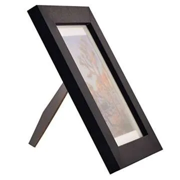 Classic Black Photo Frames for Wall & Table - 2 Pack Set