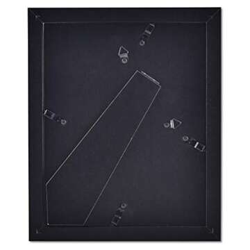 Classic Black Photo Frames for Wall & Table - 2 Pack Set