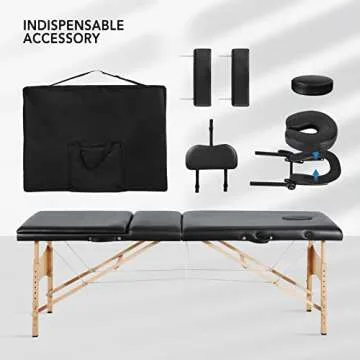 Careboda Professional Portable Massage Table with Accessories