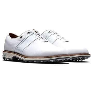 FootJoy Premiere Series Golf Shoes for Men - White/White