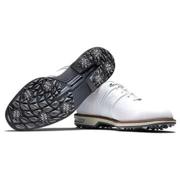 FootJoy Premiere Series Golf Shoes for Men - White/White