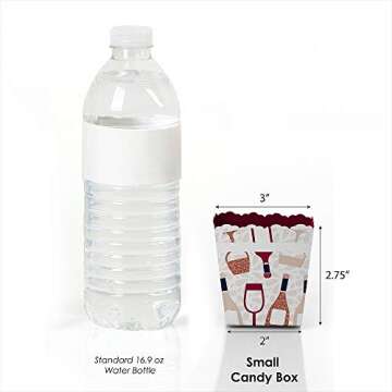 But First, Wine Tasting Party Candy Boxes Set of 12