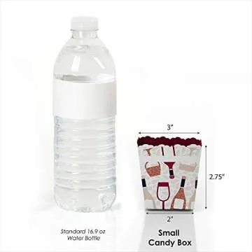 But First, Wine Tasting Party Candy Boxes Set of 12