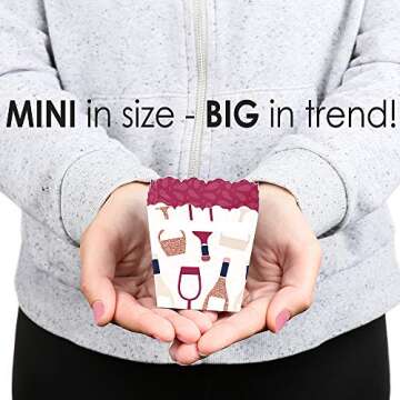 But First, Wine Tasting Party Candy Boxes Set of 12