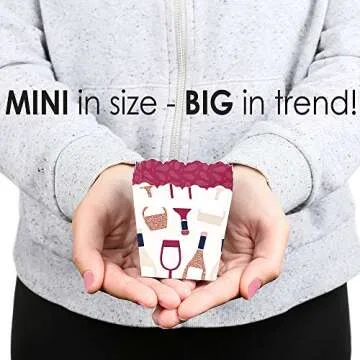 But First, Wine Tasting Party Candy Boxes Set of 12