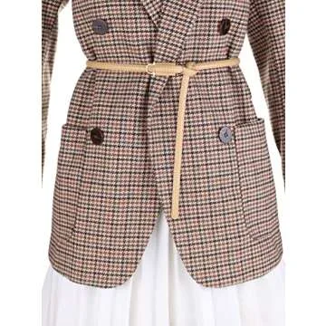 BAOKELAN Skinny Leather Belts for Women Knotted Thin Waist Belt for Dress