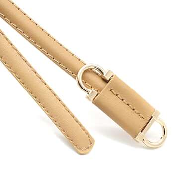 BAOKELAN Skinny Leather Belts for Women Knotted Thin Waist Belt for Dress