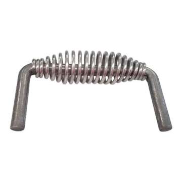 LavaLock Island Outdoor, LLC 5-3/8" Stainless Spring Handle with 1/2" Steel Rod (6" Wide, 3.5" Tall) - Weld ON