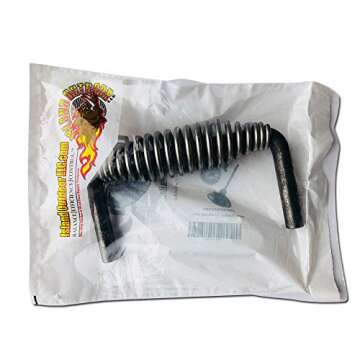 LavaLock Island Outdoor, LLC 5-3/8" Stainless Spring Handle with 1/2" Steel Rod (6" Wide, 3.5" Tall) - Weld ON