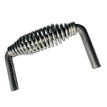 LavaLock Island Outdoor, LLC 5-3/8" Stainless Spring Handle with 1/2" Steel Rod (6" Wide, 3.5" Tall) - Weld ON