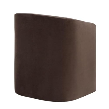 Elegant Cocoa Velvet Accent Chair for Every Home