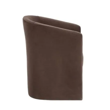 Elegant Cocoa Velvet Accent Chair for Every Home