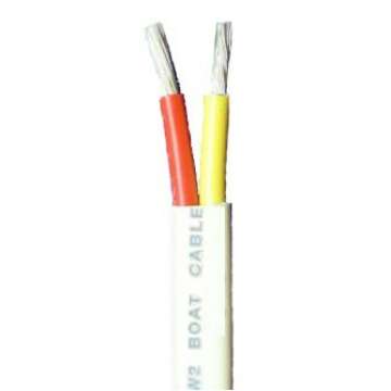 12/2 AWG Duplex Tinned Marine Wire, Red/Yellow 50 Feet