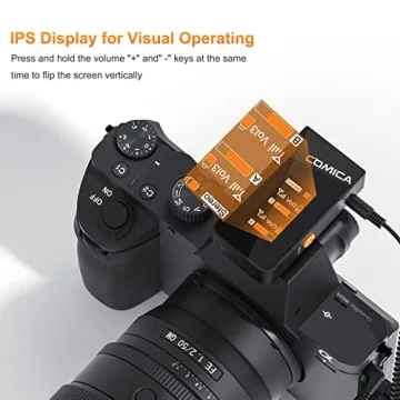 Comica Vimo C3 Wireless Microphone for iPhone & DSLR