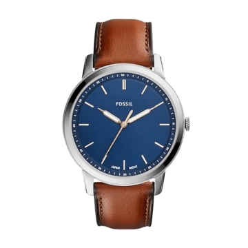 Fossil Men's Minimalist Quartz Watch - Elegance Meets Functionality