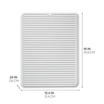 Stylish Silicone Kitchen Drying Mat for Fast Drying