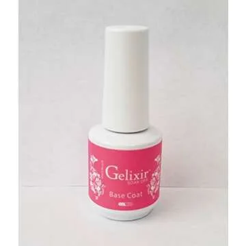 GELIXIR - Professional Gel Base & Top Coat - 0.5 Oz