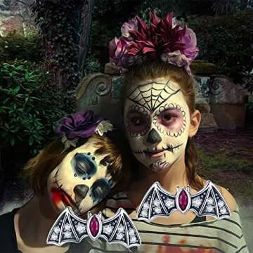 Bat Halloween Stud Earrings - Shysnow 925 Silver Jewelry