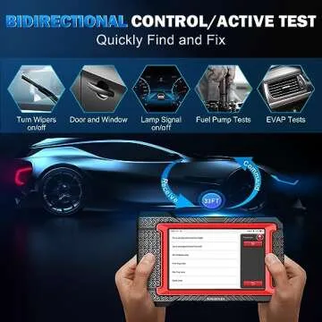 KINGBOLEN K7 OBD2 Scanner Bluetooth: 3-Year Free Update, 2025 Bidirectional Scan Tool with ECU Codin...