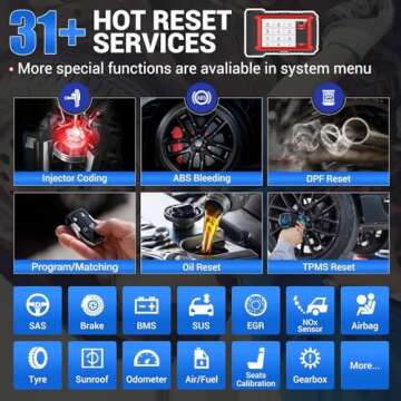 KINGBOLEN K7 OBD2 Scanner Bluetooth: 3-Year Fr-ee Update, 2025 Bidirectional Scan Tool with ECU Coding, 31+ Resets, FCA AutoAuth, Crankshaft Relearn/Active Test, Car Diagnostic Scanner for All Systems