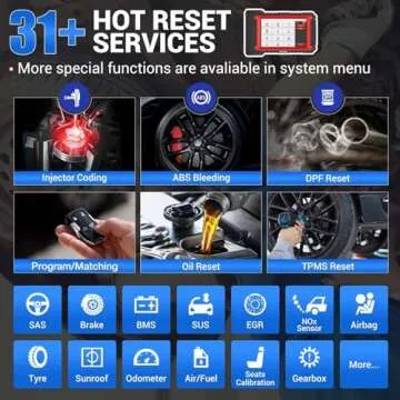 KINGBOLEN K7 OBD2 Scanner: Bluetooth, 31 Resets, ECU Coding