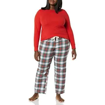 Cozy Amazon Essentials Flannel Sleep Set for Women
