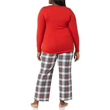 Cozy Amazon Essentials Flannel Sleep Set for Women