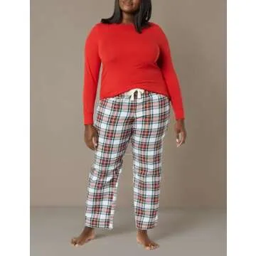 Cozy Amazon Essentials Flannel Sleep Set for Women
