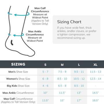 BraceAbility Neuropathy Socks (Pair) - Peripheral Neuritis Compression Diabetic Toeless Foot Sleeves...