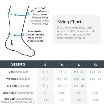 BraceAbility Neuropathy Socks (Pair) - Peripheral Neuritis Compression Diabetic Toeless Foot Sleeves...