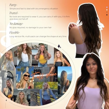 Full Shine Clip-In Hair Extensions 22 Inch Real Remy Hair