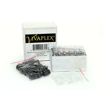 24 Clear 10 ml Glass Roll-On Bottles for Essential Oils