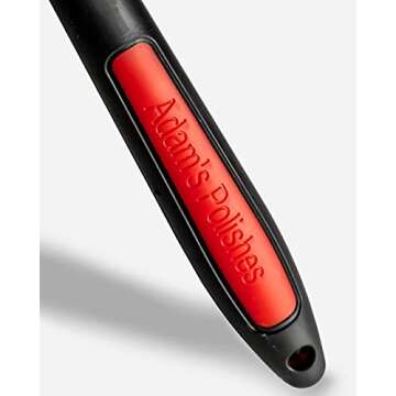 Adam's Polishes Lug Nut Brush - Car Detailing Brush for Wheel Cleaning | Chemical Resistant Bristles Against Tough Acid Wheel Cleaner or Rim Cleaner | Rubberized Wheel Brush for Safe Car Cleaning