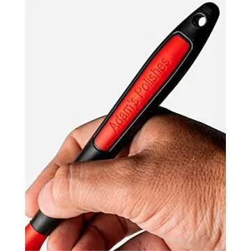 Adam's Polishes Lug Nut Brush - Car Detailing Brush for Wheel Cleaning | Chemical Resistant Bristles Against Tough Acid Wheel Cleaner or Rim Cleaner | Rubberized Wheel Brush for Safe Car Cleaning