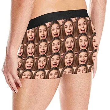 Amlion Personalized Funny Boxers for Men with Custom Face Photos