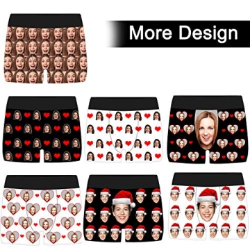 Amlion Personalized Funny Boxers for Men with Custom Face Photos