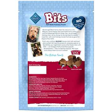 Blue Buffalo BLUE Bits Natural Soft-Moist Training Dog Treats Beef Recipe 16-oz bag