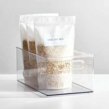 mDesign Plastic Kitchen Storage Bins for Organizing